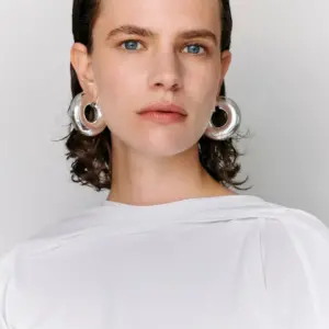 UNCOMMON MATTERS - LARGE STRATUS HOOP EARRINGS