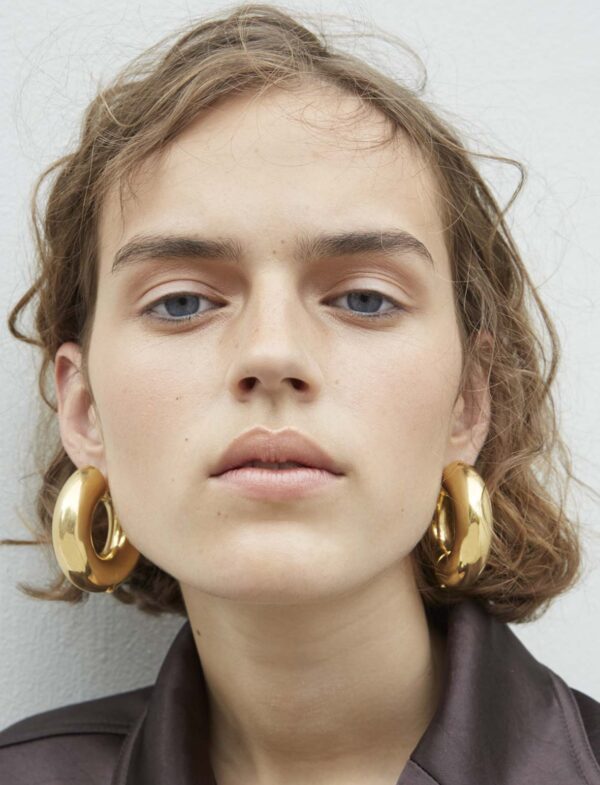 UNCOMMON MATTERS - LARGE STRATUS HOOP EARRINGS