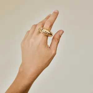 PAOLA SIGHINOLFI - GOLD WRAP RING - Görsel 2
