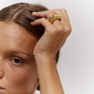 PAOLA SIGHINOLFI - GOLD WRAP RING