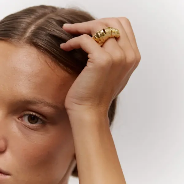 PAOLA SIGHINOLFI - GOLD WRAP RING