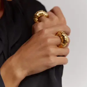 PAOLA SIGHINOLFI - GOLD WRAP RING - Görsel 3