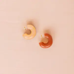 LIZZIE FORTUNATO - HALO HOOPS EARRINGS - Görsel 3