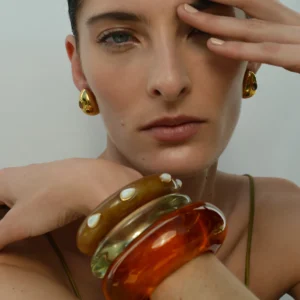 LIZZIE FORTUNATO - MINI ARP EARRINGS - Görsel 4