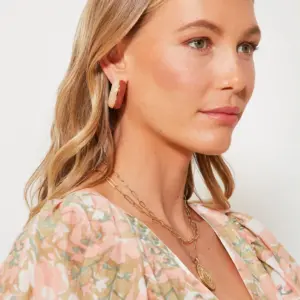 LIZZIE FORTUNATO - HALO HOOPS EARRINGS
