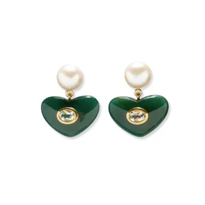 LIZZIE FORTUNATO - ENAMORED EARRINGS - Görsel 2