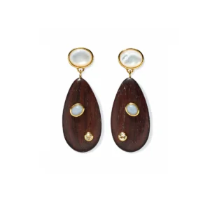 LIZZIE FORTUNATO - TAMARIND DROP EARRINGS - Görsel 2