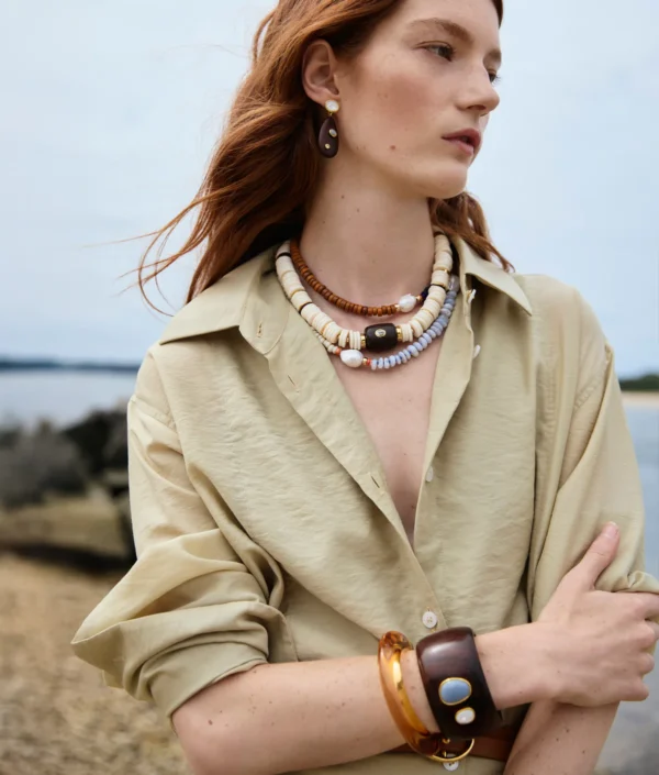 LIZZIE FORTUNATO - TAMARIND DROP EARRINGS