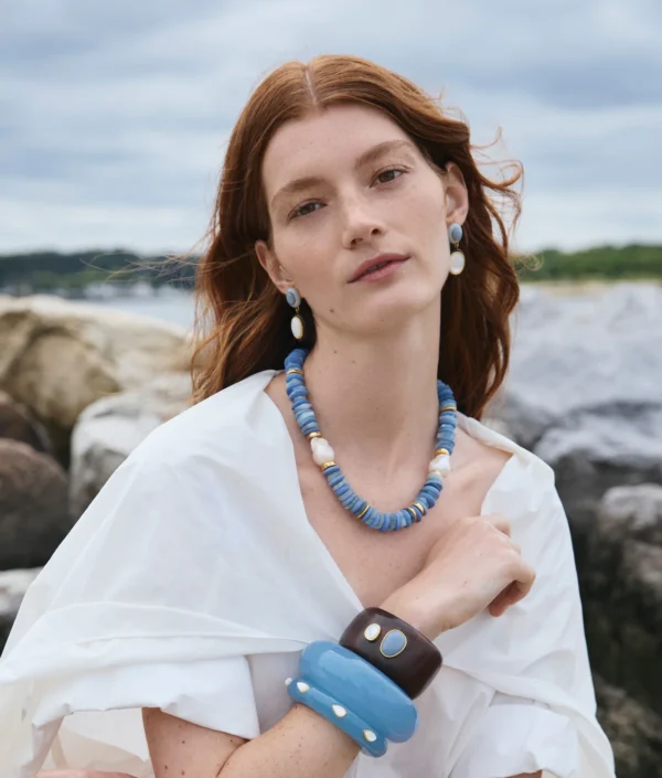 LIZZIE FORTUNATO - PAPAYA EARRINGS